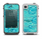 The Blue Abstarct Cells with Fish Water Illustration Apple iPhone 4-4s LifeProof Fre Case Skin Set
