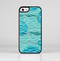 The Blue Abstarct Cells with Fish Water Illustration Skin-Sert Case for the Apple iPhone 5/5s