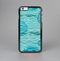 The Blue Abstarct Cells with Fish Water Illustration Skin-Sert Case for the Apple iPhone 6 Plus