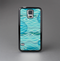 The Blue Abstarct Cells with Fish Water Illustration Skin-Sert Case for the Samsung Galaxy S5