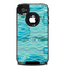 The Blue Abstarct Cells with Fish Water Illustration Skin for the iPhone 4-4s OtterBox Commuter Case