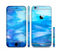 The Blue Abstract Crystal Pattern Sectioned Skin Series for the Apple iPhone 6