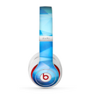 The Blue Abstract Crystal Pattern Skin for the Beats by Dre Studio (2013+ Version) Headphones