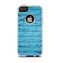 The Blue Aged Wood Panel Apple iPhone 5-5s Otterbox Commuter Case Skin Set