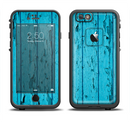 The Blue Aged Wood Panel Apple iPhone 6/6s LifeProof Fre Case Skin Set