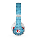 The Blue Aged Wood Panel Skin for the Beats by Dre Studio (2013+ Version) Headphones