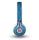 The Blue Anchor Collage V2 Skin for the Beats by Dre Mixr Headphones