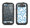 The Blue Anchor Stitched Pattern Samsung Galaxy S3 LifeProof Fre Case Skin Set