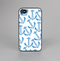The Blue Anchor Stitched Pattern Skin-Sert for the Apple iPhone 4-4s Skin-Sert Case