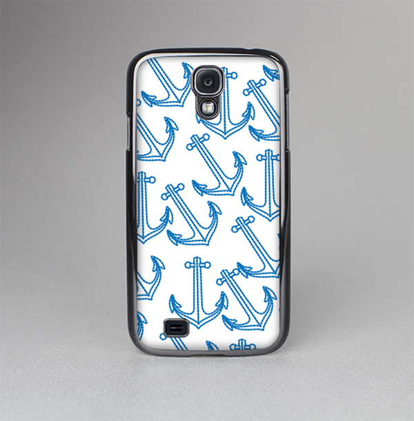 The Blue Anchor Stitched Pattern Skin-Sert Case for the Samsung Galaxy S4