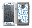 The Blue Anchor Stitched Pattern Skin Samsung Galaxy S5 frē LifeProof Case