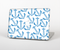 The Blue Anchor Stitched Pattern Skin for the Apple MacBook Pro Retina 15"