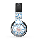 The Blue Anchor Stitched Pattern Skin for the Beats by Dre Pro Headphones