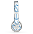 The Blue Anchor Stitched Pattern Skin for the Beats by Dre Solo 2 Headphones