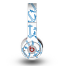The Blue Anchor Stitched Pattern Skin for the Original Beats by Dre Wireless Headphones