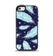 The Blue Aztec Feathers and Stars Apple iPhone 5-5s Otterbox Symmetry Case Skin Set