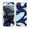 The Blue Aztec Feathers and Stars Skin for the Apple iPhone 5c