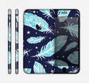 The Blue Aztec Feathers and Stars Skin for the Apple iPhone 6