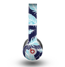 The Blue Aztec Feathers and Stars Skin for the Beats by Dre Original Solo-Solo HD Headphones