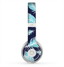 The Blue Aztec Feathers and Stars Skin for the Beats by Dre Solo 2 Headphones