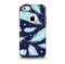 The Blue Aztec Feathers and Stars Skin for the iPhone 5c OtterBox Commuter Case