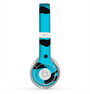 The Blue & Black High-Heel Pattern V12 Skin for the Beats by Dre Solo 2 Headphones