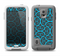 The Blue & Black Spirals Pattern Samsung Galaxy S5 LifeProof Fre Case Skin Set