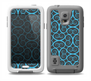 The Blue & Black Spirals Pattern Skin Samsung Galaxy S5 frē LifeProof Case