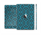 The Blue & Black Spirals Pattern Full Body Skin Set for the Apple iPad Mini 2