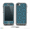 The Blue & Black Spirals Pattern Skin for the iPhone 5c nüüd LifeProof Case
