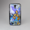 The Blue Bright Watercolor Butter-Floral Skin-Sert Case for the Samsung Galaxy S4