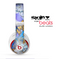 The Blue Bright Watercolor Butter-Floral Skin for the Beats by Dre Studio Wireless Headphones