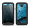 The Blue Broken Concrete Samsung Galaxy S4 LifeProof Nuud Case Skin Set