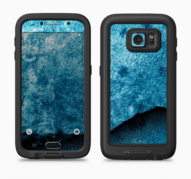 the blue broken concrete Full Body Samsung Galaxy S6 LifeProof Fre
