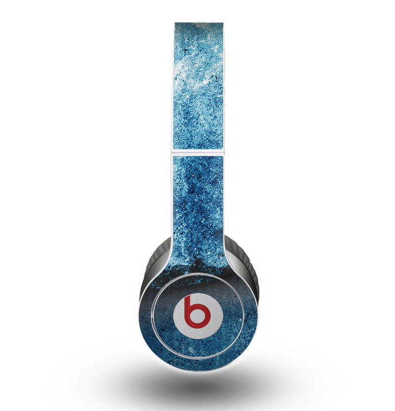 The Blue Broken Concrete Skin for the Beats by Dre Original Solo-Solo HD Headphones