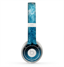 The Blue Broken Concrete Skin for the Beats by Dre Solo 2 Headphones