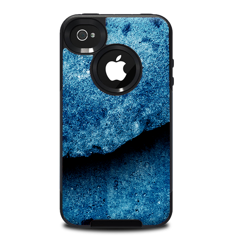 The Blue Broken Concrete Skin for the iPhone 4-4s OtterBox Commuter Case