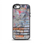 The Blue Chipped Graffiti Wall Apple iPhone 5-5s Otterbox Symmetry Case Skin Set