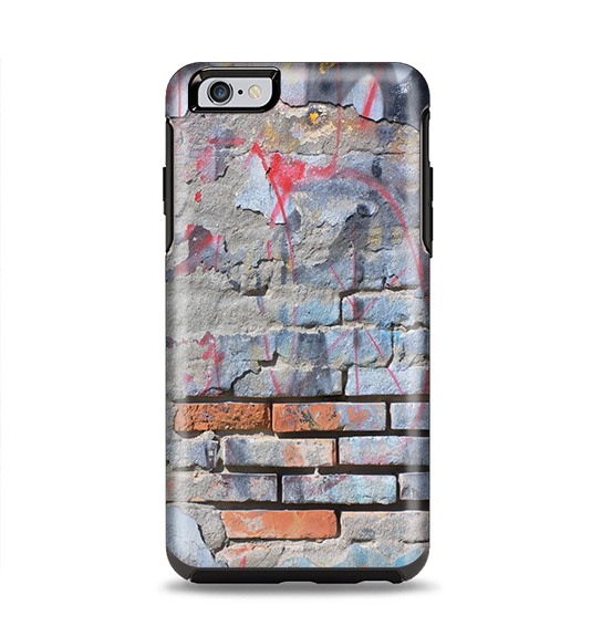 The Blue Chipped Graffiti Wall Apple iPhone 6 Plus Otterbox Symmetry Case Skin Set
