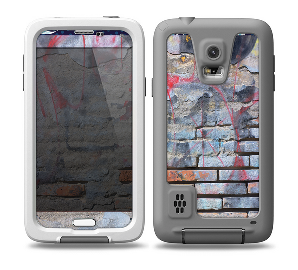 The Blue Chipped Graffiti Wall Skin Samsung Galaxy S5 frē LifeProof Case