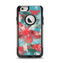 The Blue & Coral Abstract Butterfly Sprout Apple iPhone 6 Otterbox Commuter Case Skin Set