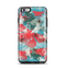 The Blue & Coral Abstract Butterfly Sprout Apple iPhone 6 Plus Otterbox Symmetry Case Skin Set