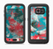 The Blue & Coral Abstract Butterfly Sprout Full Body Samsung Galaxy S6 LifeProof Fre Case Skin Kit