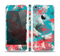 The Blue & Coral Abstract Butterfly Sprout Skin Set for the Apple iPhone 5