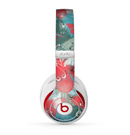 The Blue & Coral Abstract Butterfly Sprout Skin for the Beats by Dre Studio (2013+ Version) Headphones