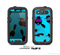 The Blue & Cute Fashion Cats Skin For The Samsung Galaxy S3 LifeProof Case