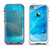 The Blue DIstressed Waves Apple iPhone 5-5s LifeProof Fre Case Skin Set