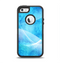 The Blue DIstressed Waves Apple iPhone 5-5s Otterbox Defender Case Skin Set