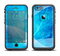 The Blue DIstressed Waves Apple iPhone 6 LifeProof Fre Case Skin Set