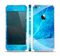 The Blue DIstressed Waves Skin Set for the Apple iPhone 5s